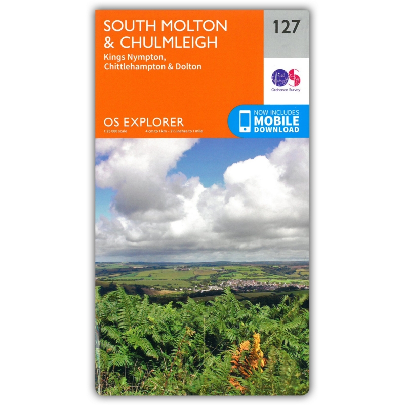 MAP,O/S South Molton & Chulmleigh (Was £12.99)